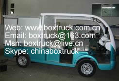 Electric box truck